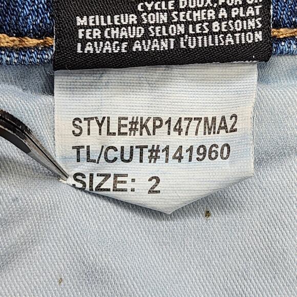 Kut Jeans Womens 2 Blue Catherine Fab Ab Boyfriend Ankle High Rise Stretch Denim - Picture 10 of 16